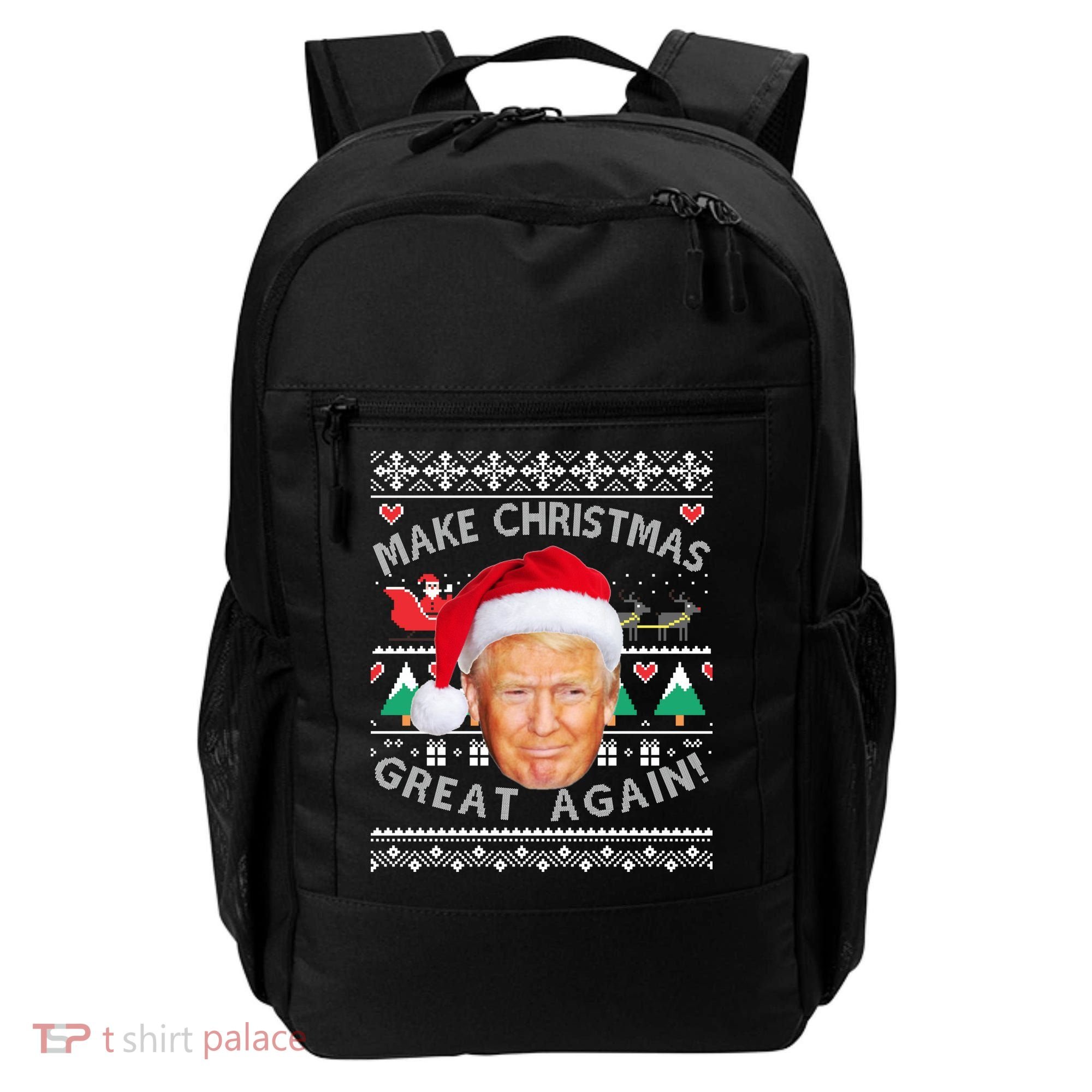 Donald Trump Christmas Backpack