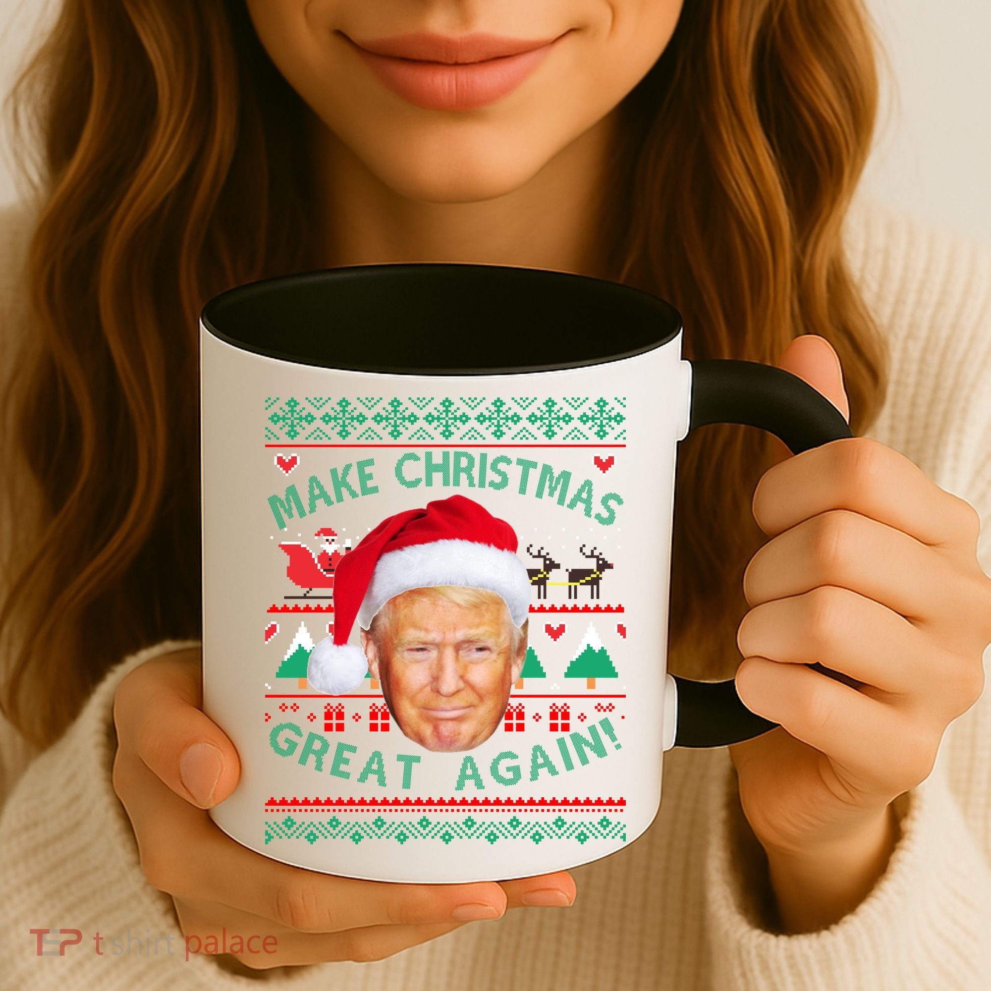 Donald Trump Christmas Coffee Mug