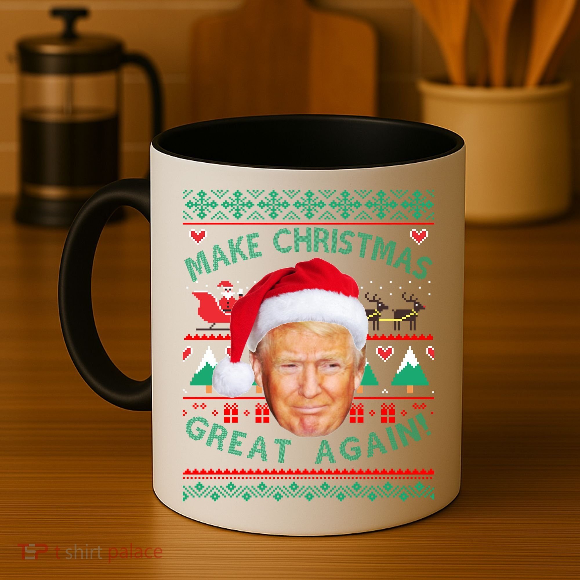 Donald Trump Christmas Coffee Mug