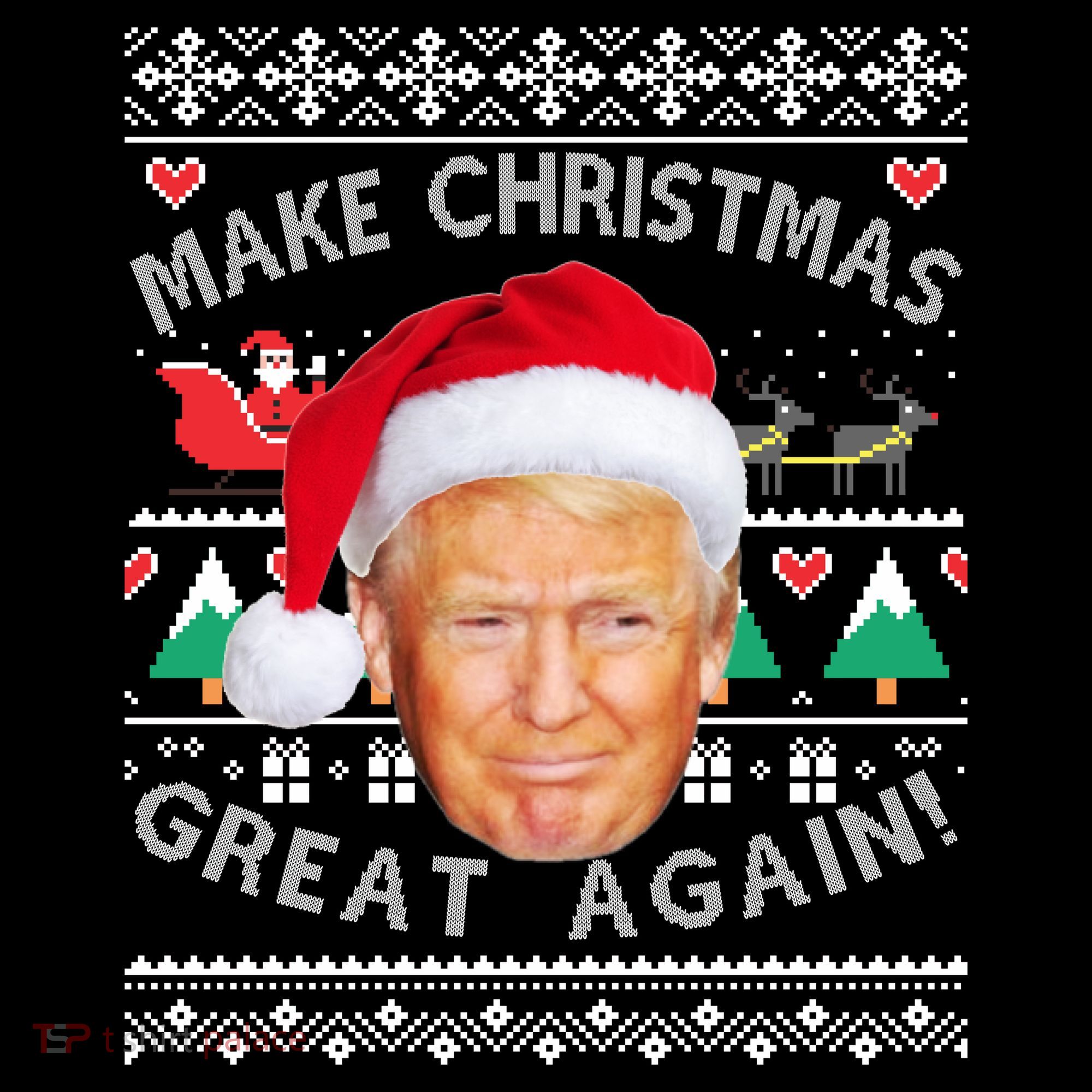Donald Trump Christmas Women's Hoodie