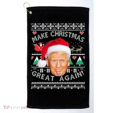 Donald Trump Christmas Golf Towel