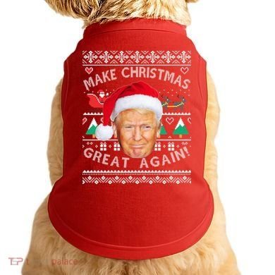 Donald Trump Christmas Doggie Tank