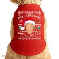 Donald Trump Christmas Doggie Tank thumb 0