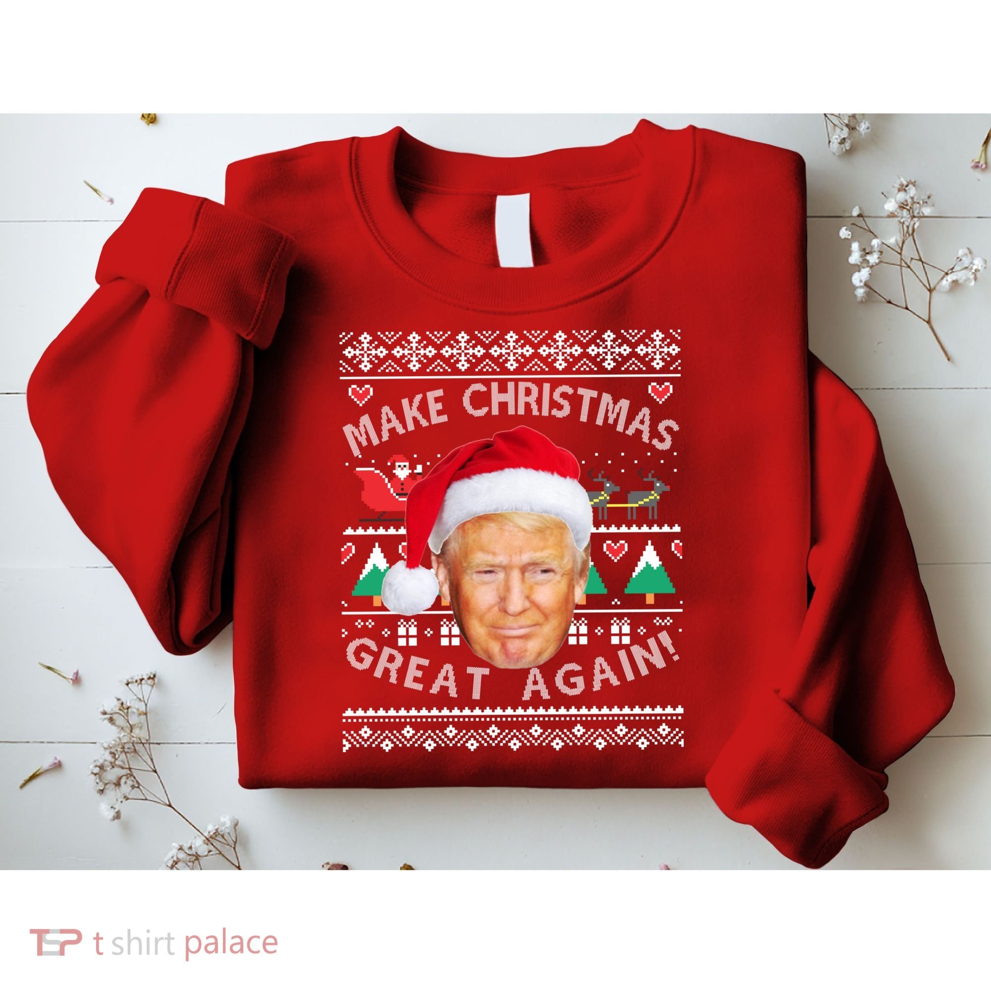 Donald Trump Christmas Sweatshirt