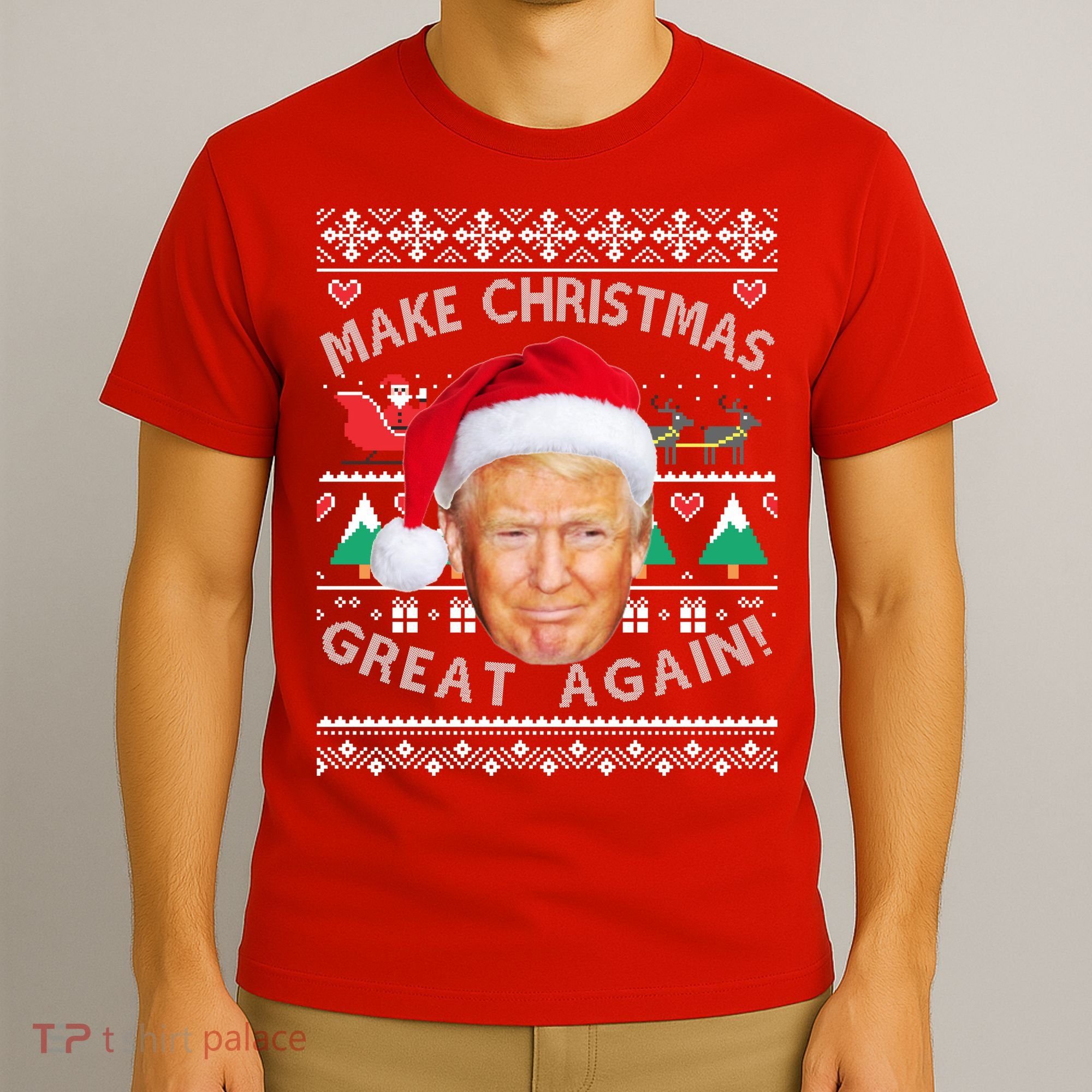 Donald Trump Christmas T-Shirt