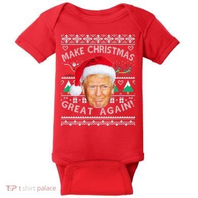 Donald Trump Christmas Baby Bodysuit