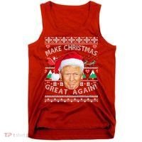 Donald Trump Christmas Tank Top thumb 0