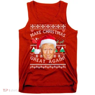 Donald Trump Christmas Tank Top