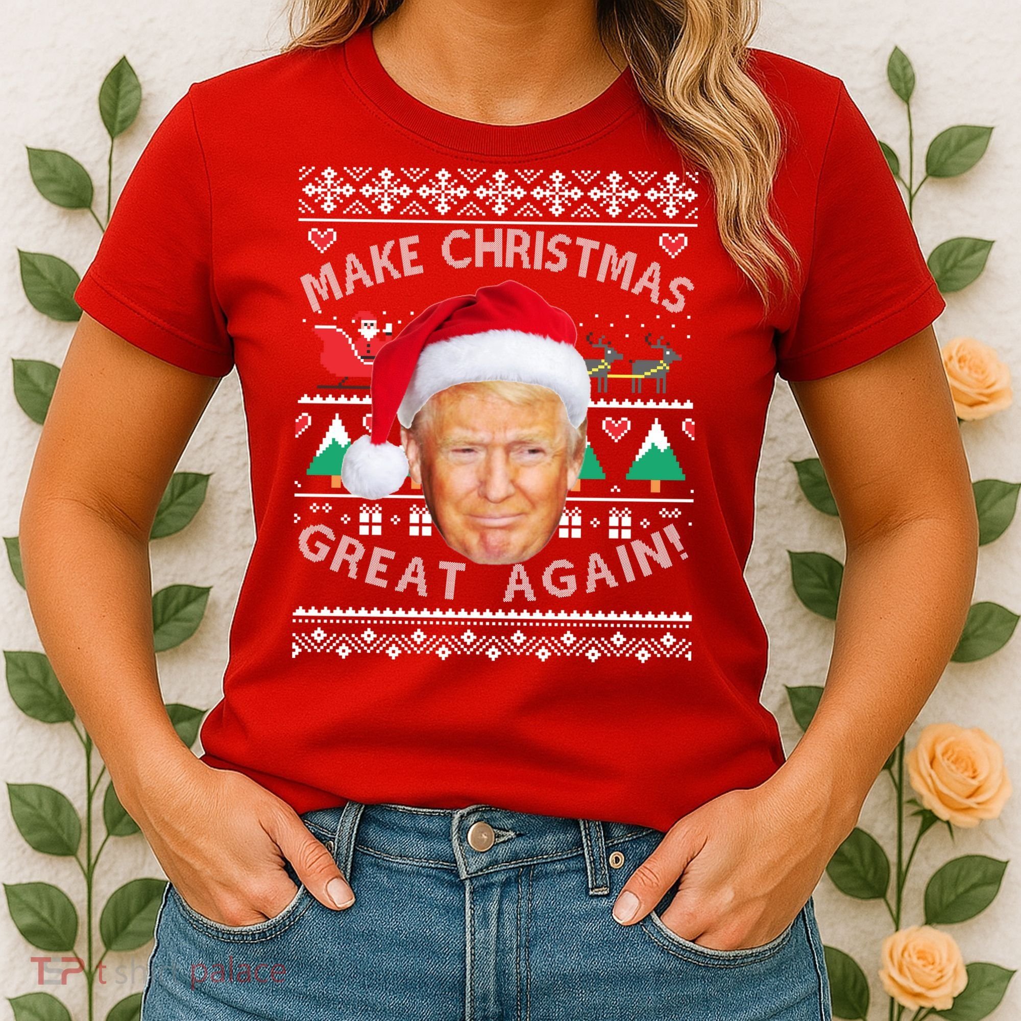Donald Trump Christmas Women's T-Shirt