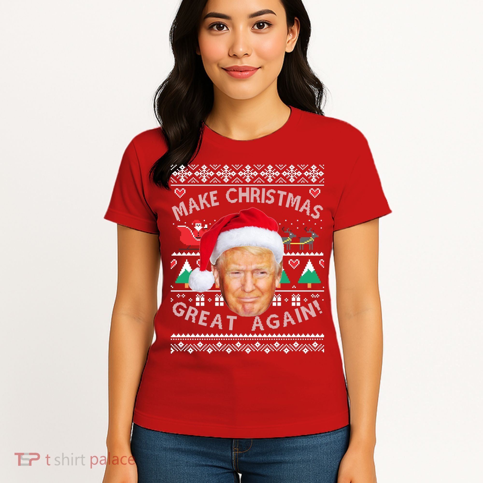 Donald Trump Christmas Women's T-Shirt