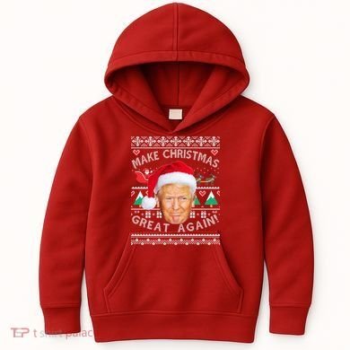 Donald Trump Christmas Kids Hoodie
