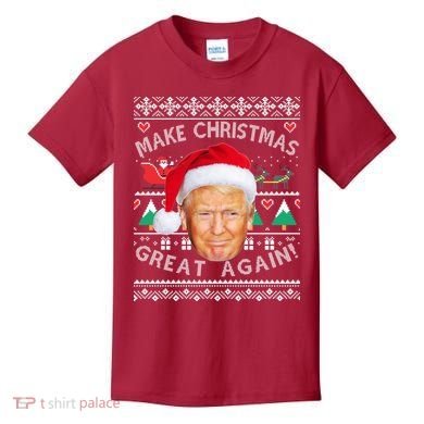 Donald Trump Christmas Kids T-Shirt