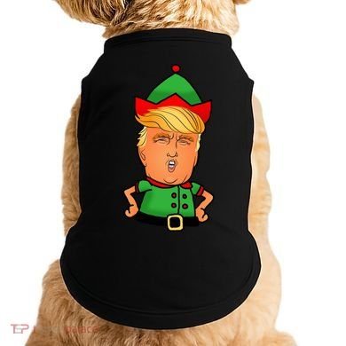 Donald Trump Christmas Elf Doggie Tank
