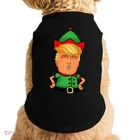 Donald Trump Christmas Elf Doggie Tank thumb 0