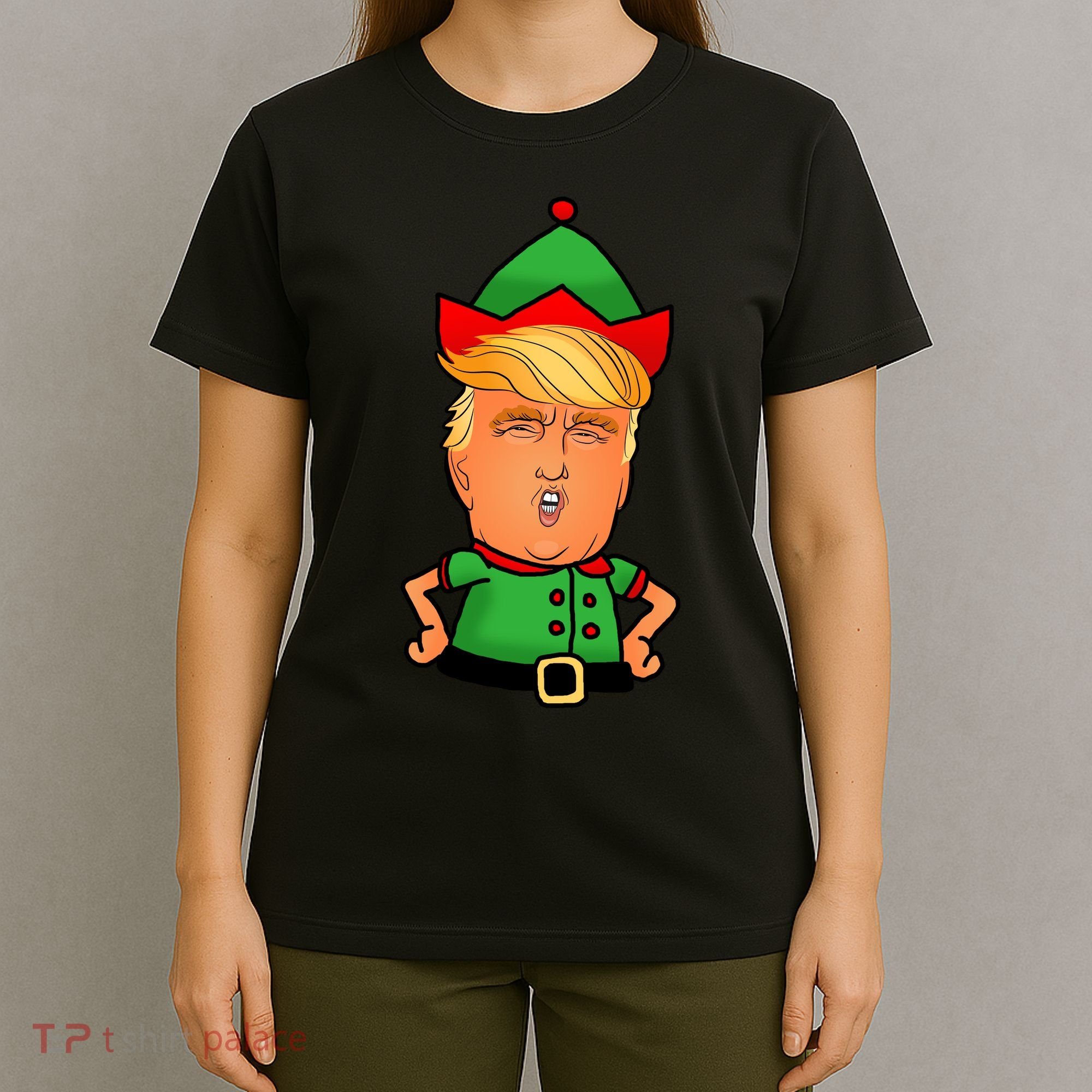 Donald Trump Christmas Elf T-Shirt