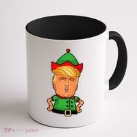 Donald Trump Christmas Elf Coffee Mug thumb 1