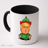Donald Trump Christmas Elf Coffee Mug thumb 0
