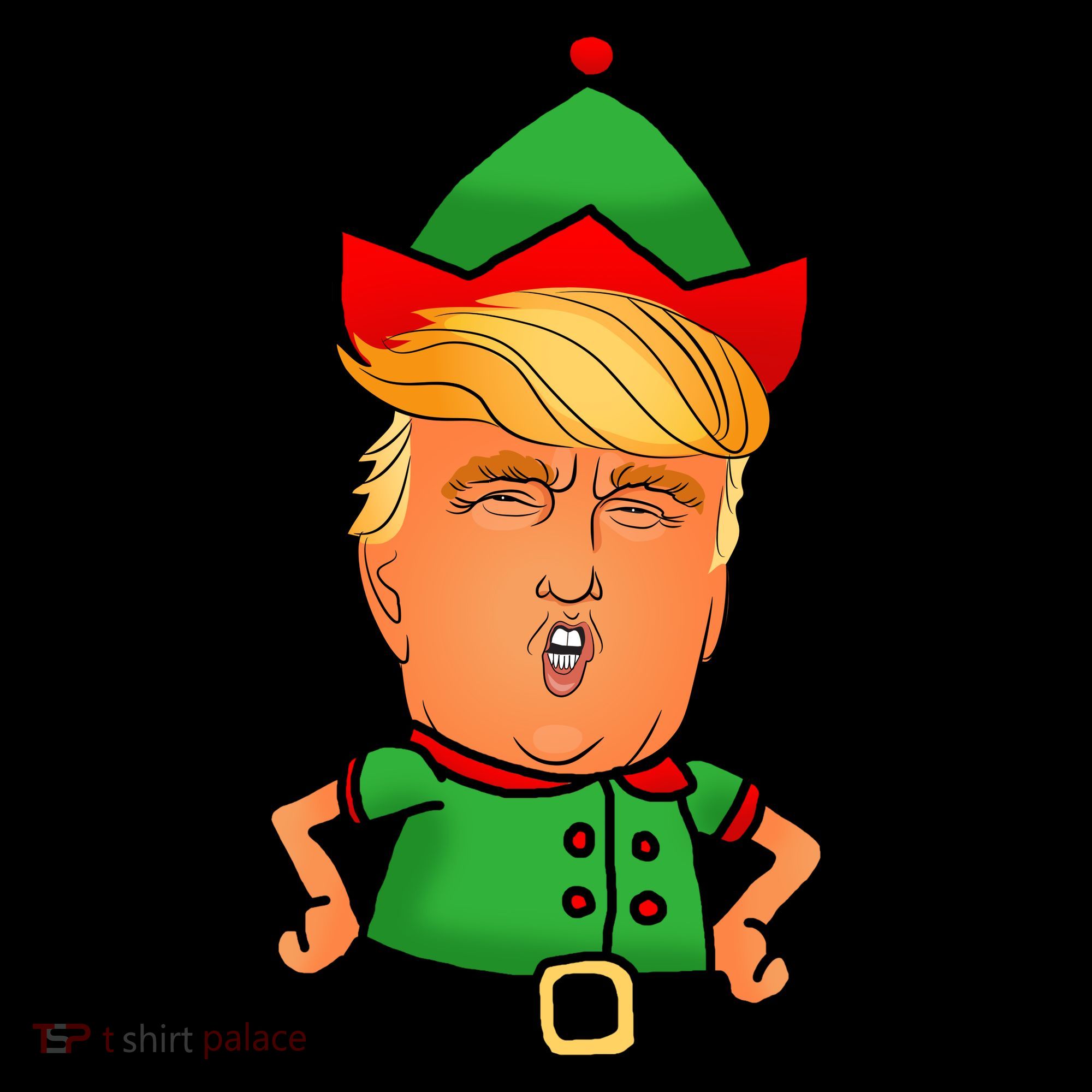 Donald Trump Christmas Elf Coffee Mug