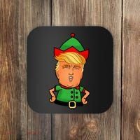Donald Trump Christmas Elf Coaster thumb 0