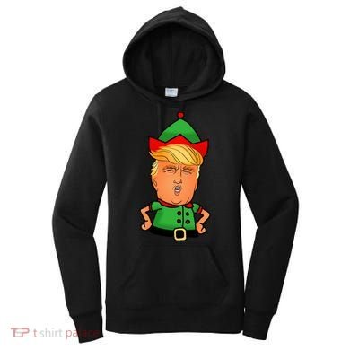 Donald Trump Christmas Elf Women's Hoodie