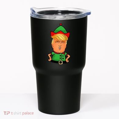 Donald Trump Christmas Elf Tumbler