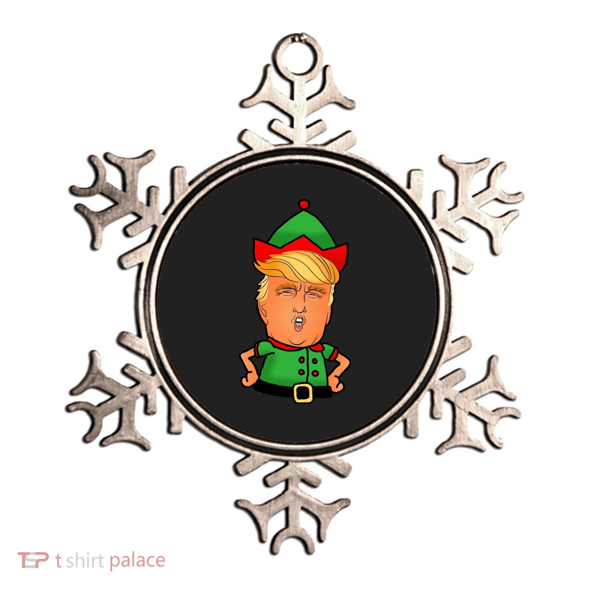 Donald Trump Christmas Elf Ornament