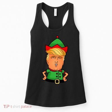 Donald Trump Christmas Elf Women's Tank Top