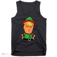 Donald Trump Christmas Elf Tank Top thumb 0