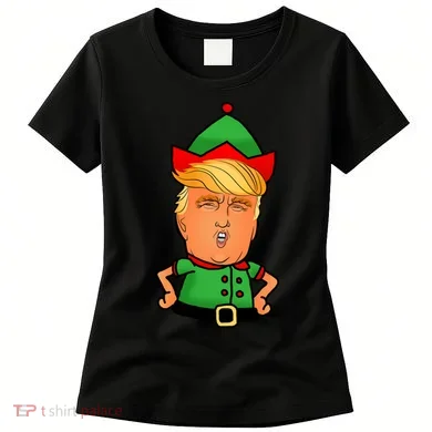 Donald Trump Christmas Elf Women's T-Shirt