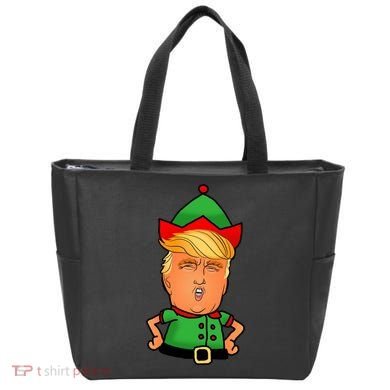 Donald Trump Christmas Elf Tote Bag