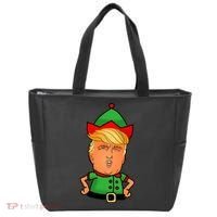 Donald Trump Christmas Elf Tote Bag thumb 0