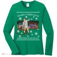 Donald Trump Cousin Eddie Shitter Was Full Women's Long Sleeve Shirt thumb 0