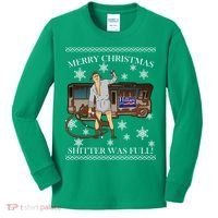 Donald Trump Cousin Eddie Shitter Was Full Kids Long Sleeve Shirt thumb 0