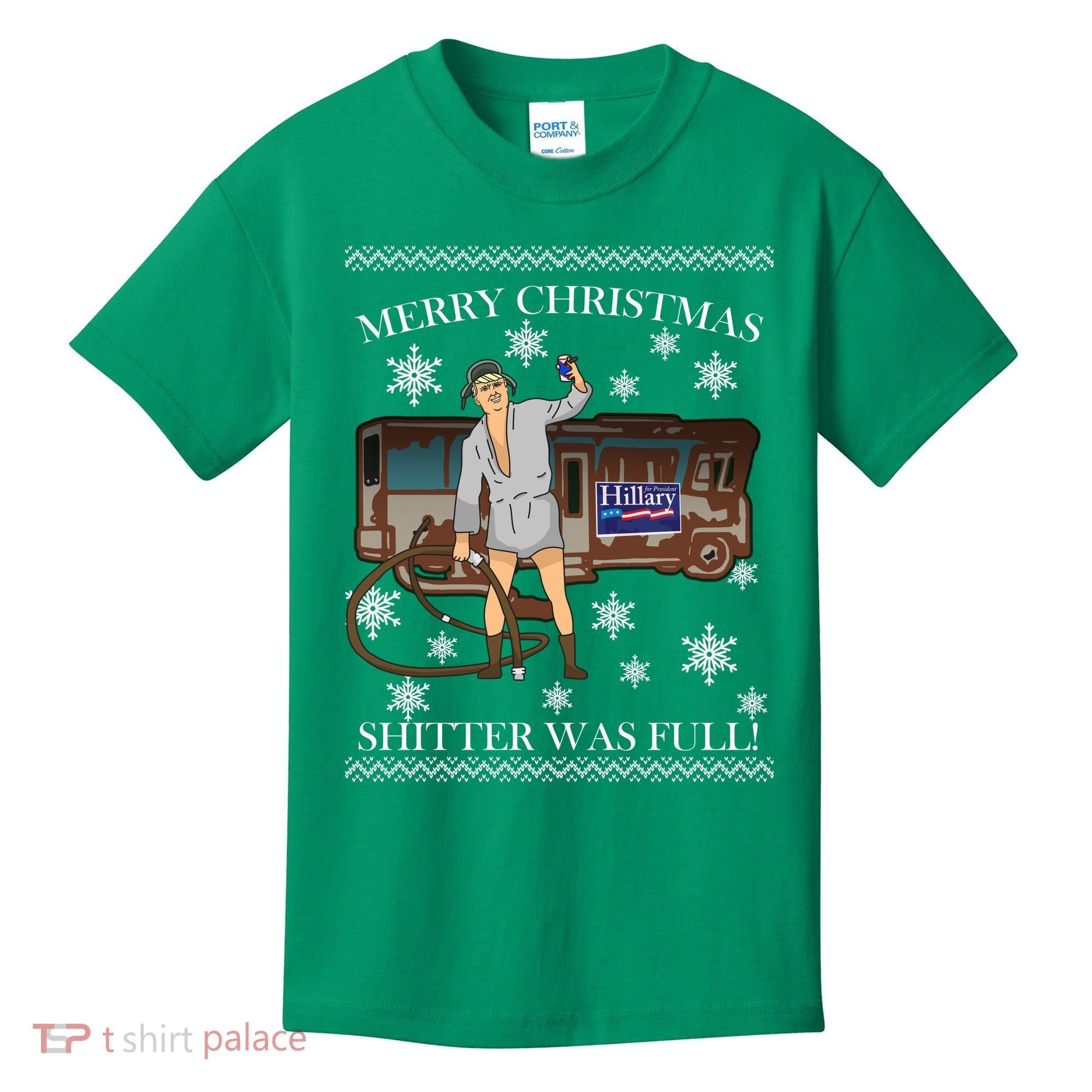 Donald Trump Cousin Eddie Shitter Was Full Kids T-Shirt