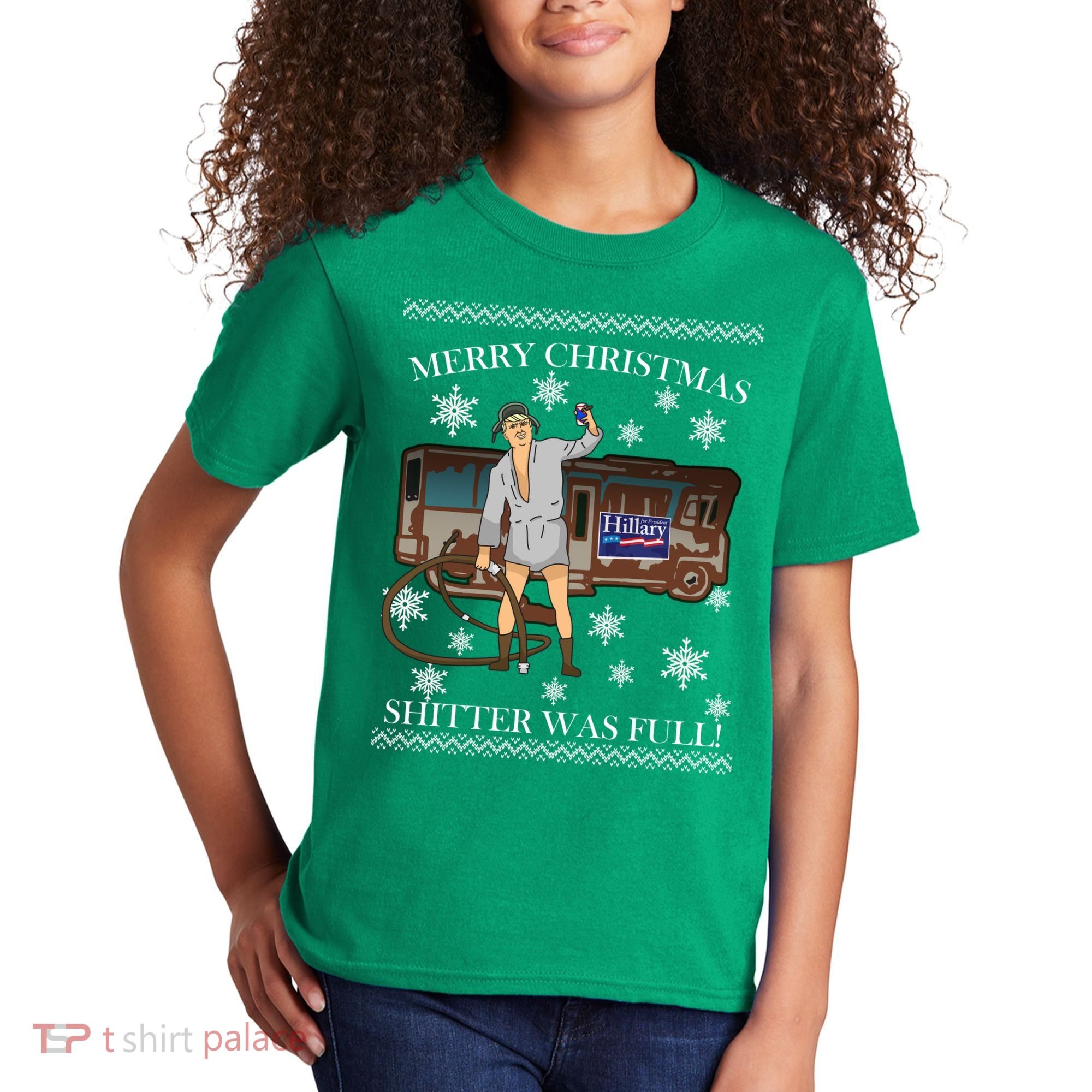 Donald Trump Cousin Eddie Shitter Was Full Kids T-Shirt