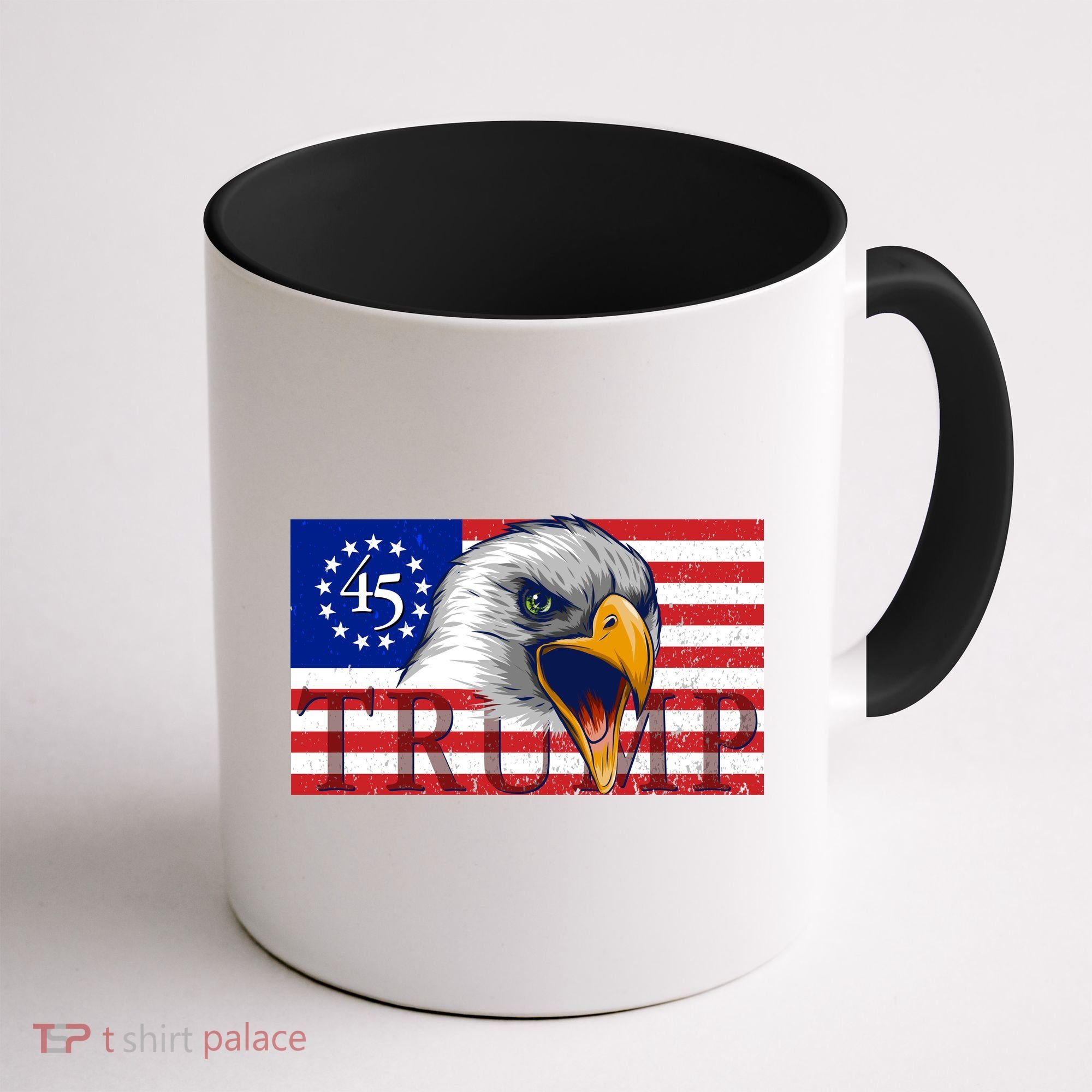Donald Trump Eagle Betsy Ross Flag Coffee Mug