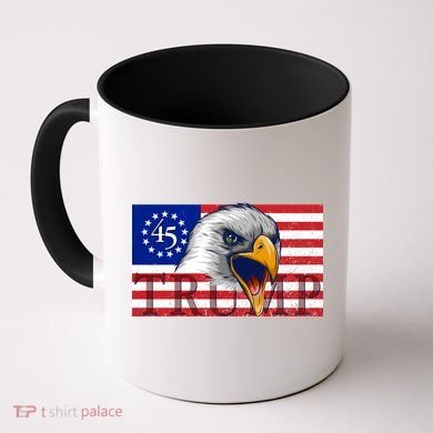 Donald Trump Eagle Betsy Ross Flag Coffee Mug