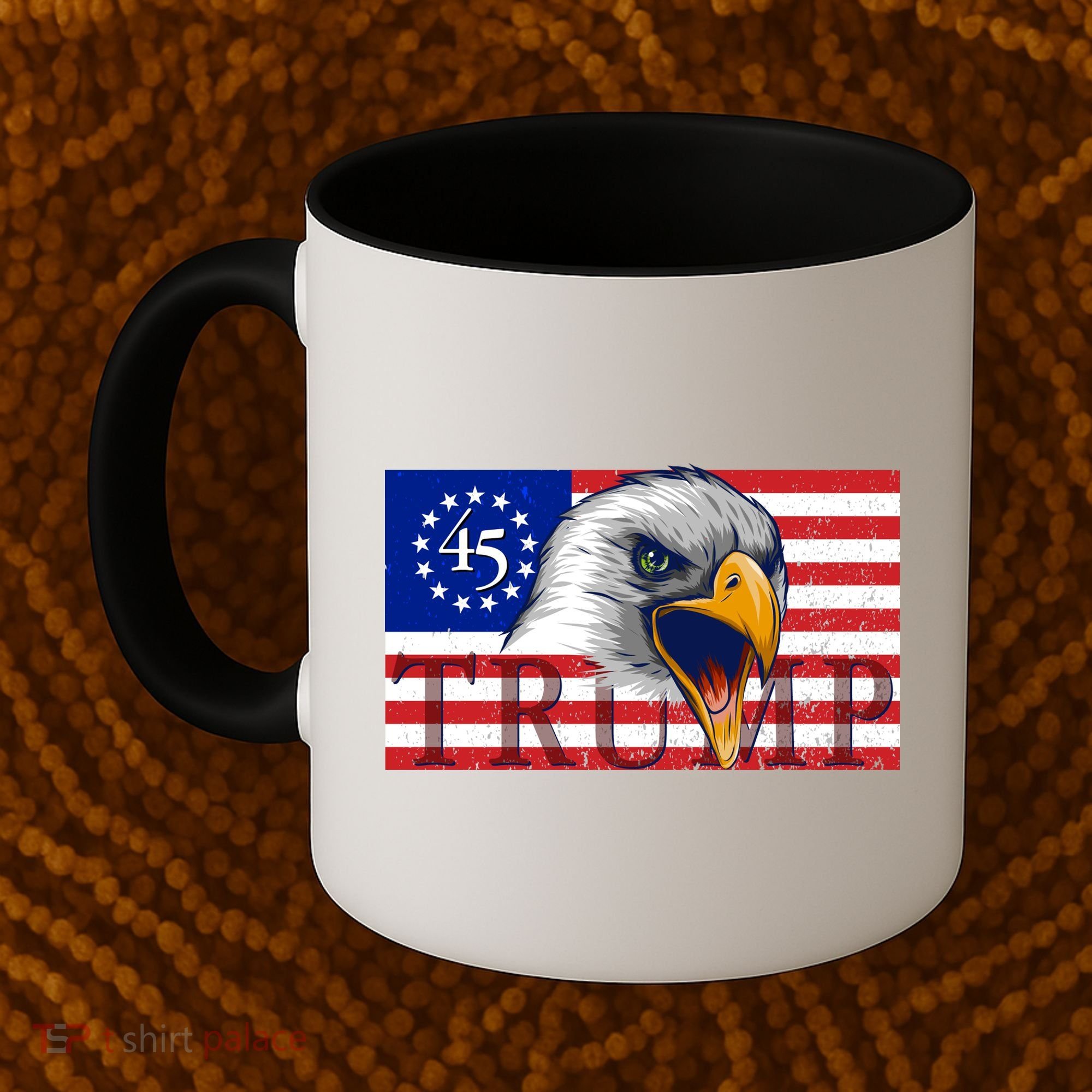 Donald Trump Eagle Betsy Ross Flag Coffee Mug