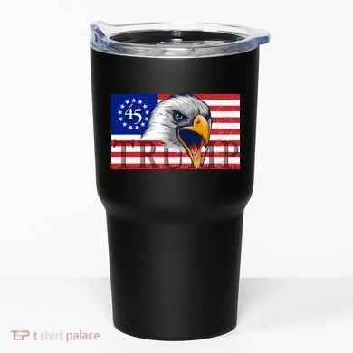 Donald Trump Eagle Betsy Ross Flag Tumbler