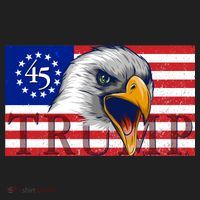 Donald Trump Eagle Betsy Ross Flag Tumbler thumb 3