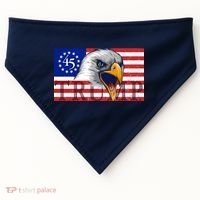 Donald Trump Eagle Betsy Ross Flag USA-Made Doggie Bandana thumb 0