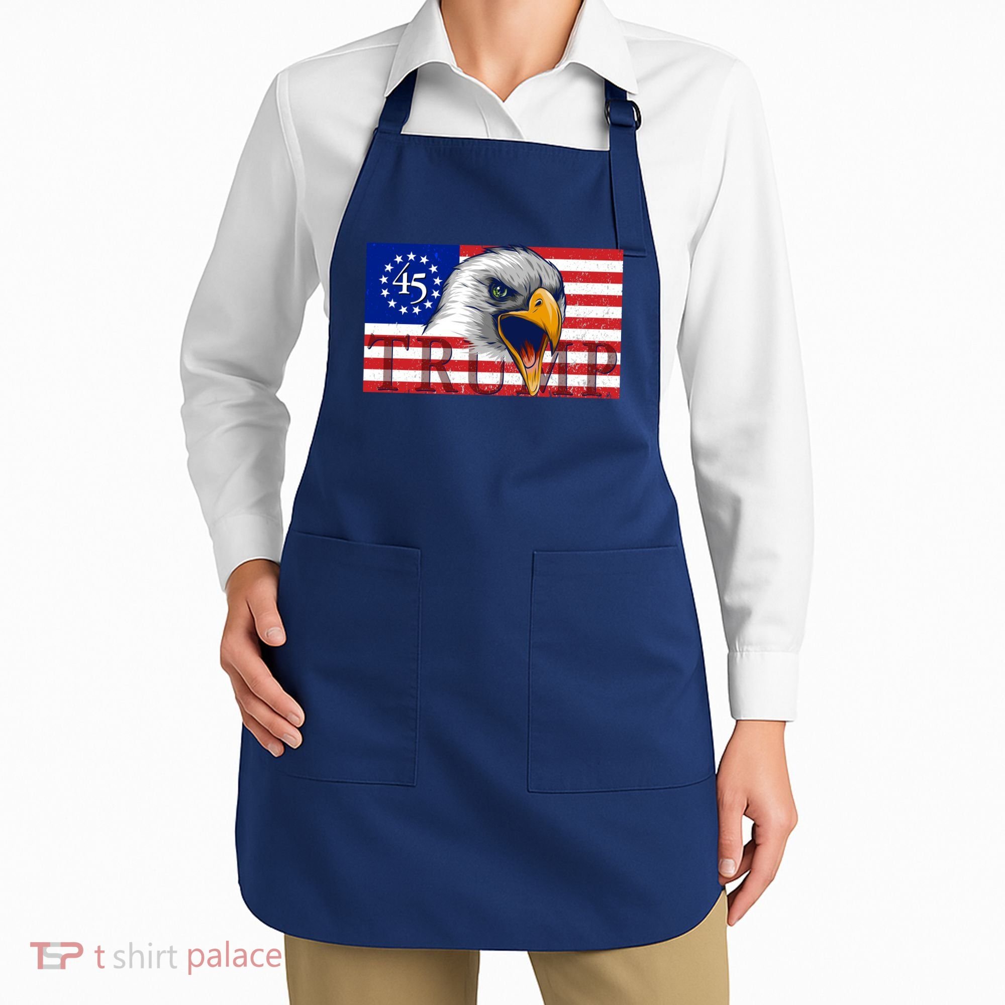 Donald Trump Eagle Betsy Ross Flag Apron