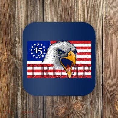 Donald Trump Eagle Betsy Ross Flag Coaster