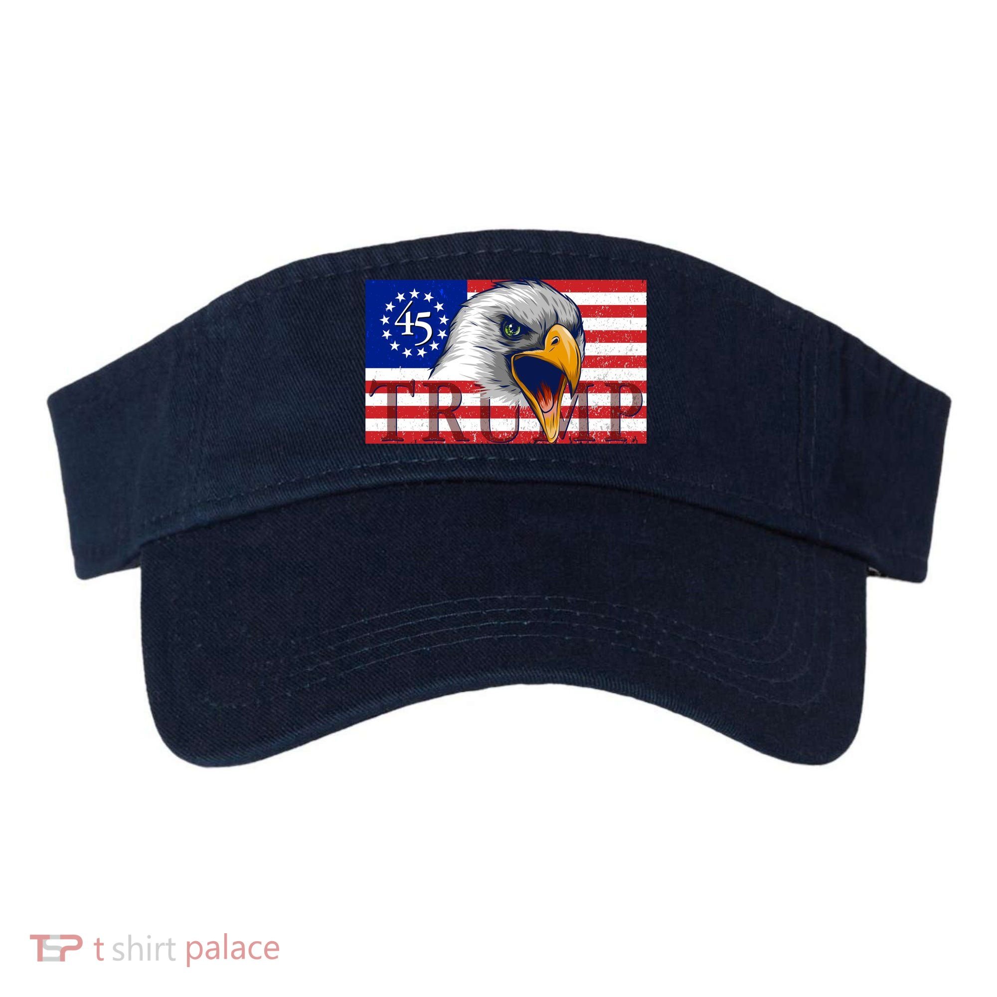 Donald Trump Eagle Betsy Ross Flag Visor