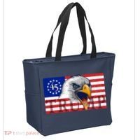 Donald Trump Eagle Betsy Ross Flag Tote Bag thumb 2