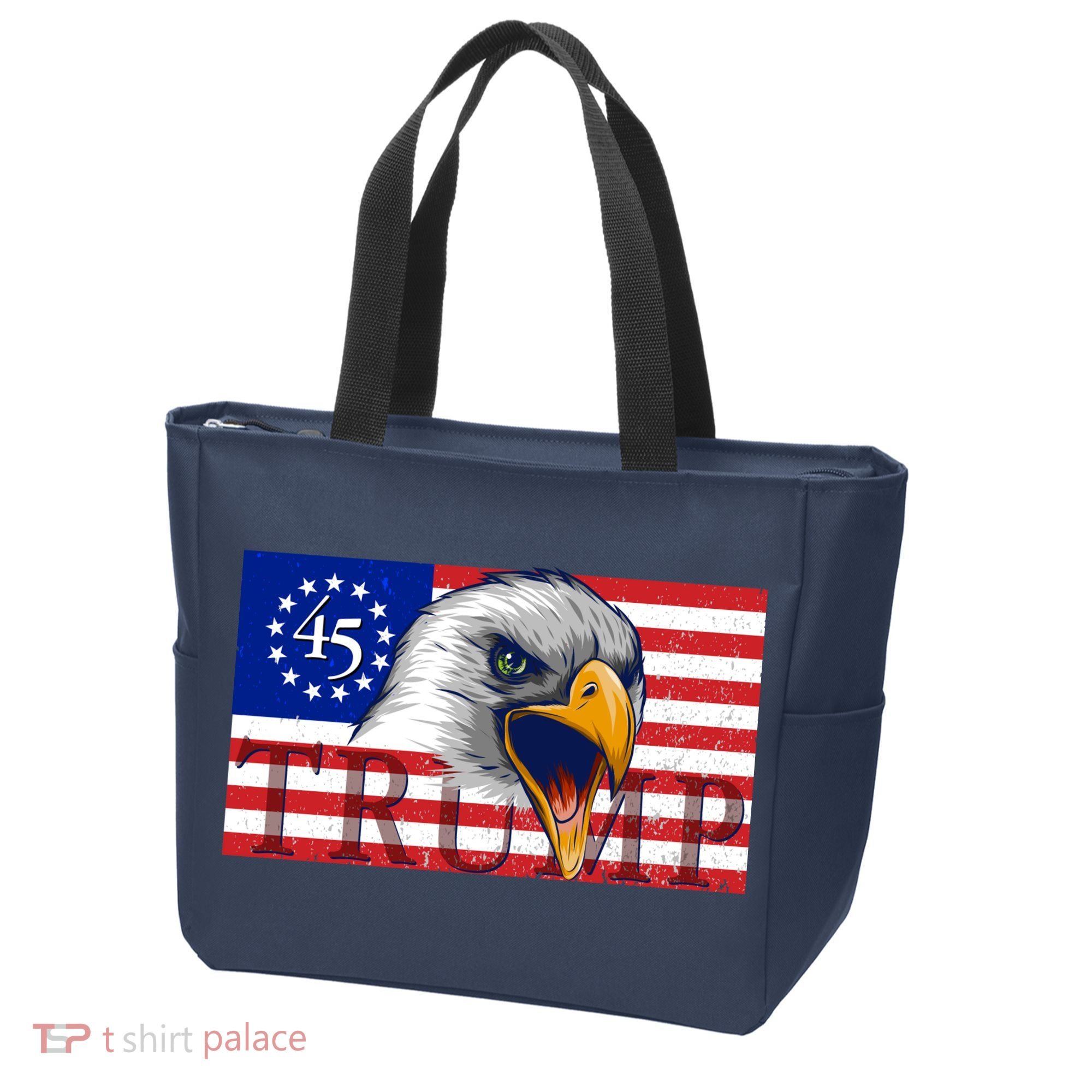 Donald Trump Eagle Betsy Ross Flag Tote Bag