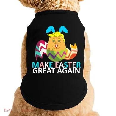 Donald Trump Egg Make Easter Great Again Doggie Tank