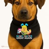 Donald Trump Egg Make Easter Great Again USA-Made Doggie Bandana thumb 1