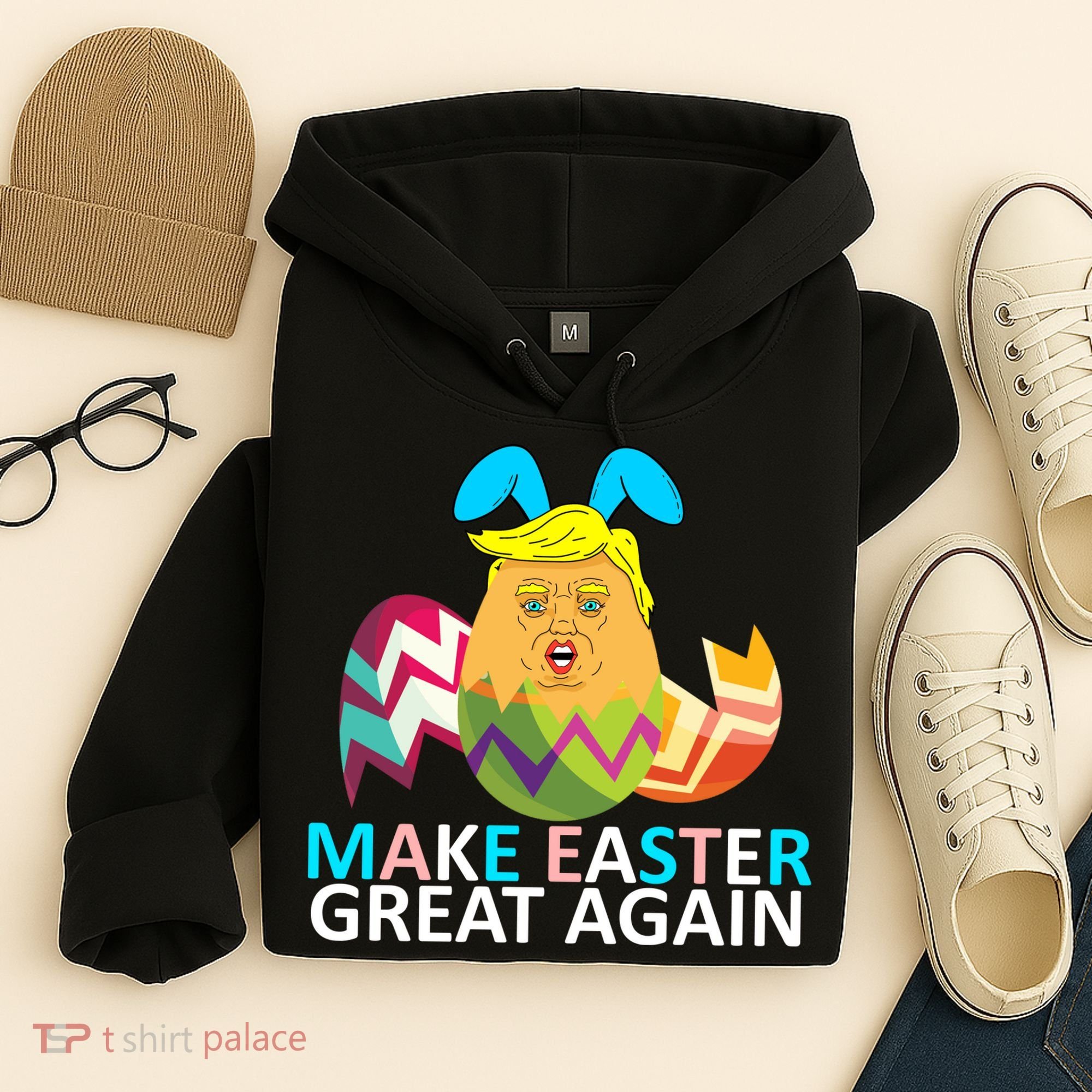 Donald Trump Egg Make Easter Great Again Hoodie