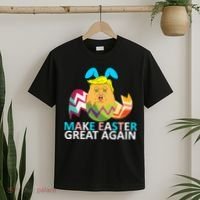 Donald Trump Egg Make Easter Great Again T-Shirt thumb 2